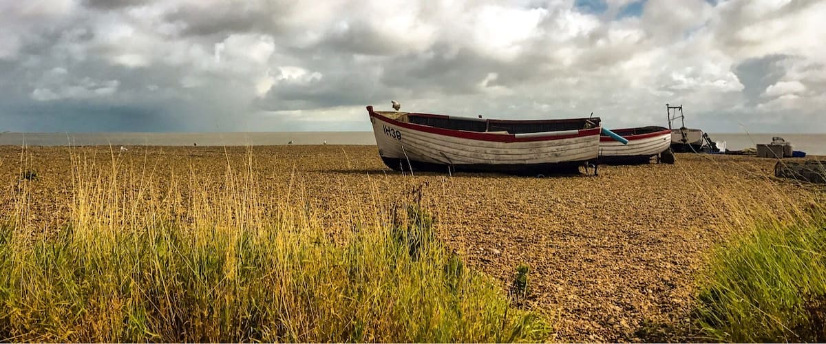 Fishing boats on the beach at Aldeburgh, Suffolk