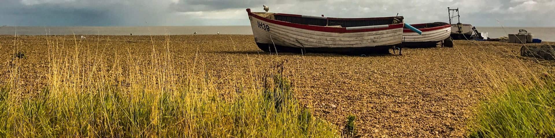 Fishing boats on the beach at Aldeburgh, Suffolk