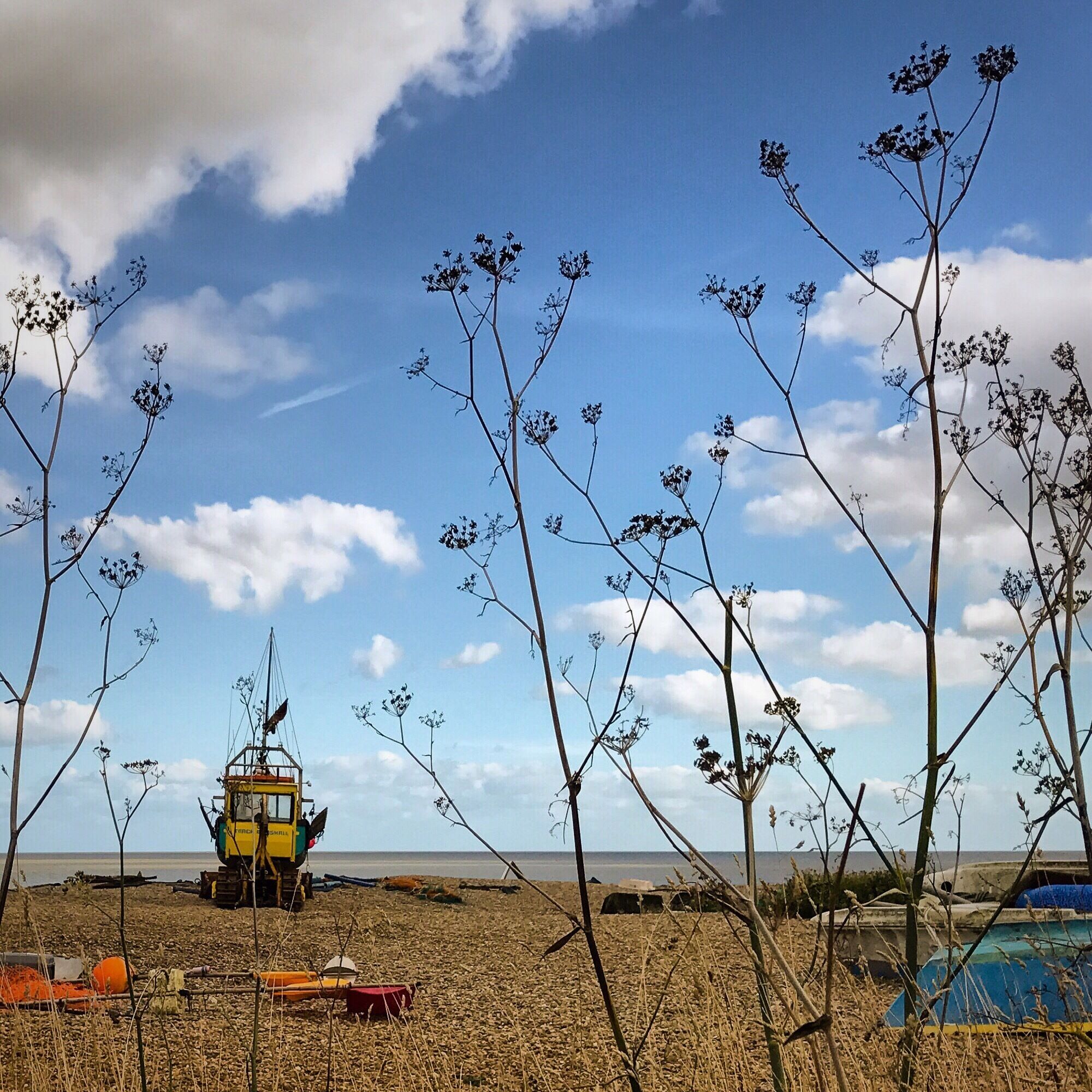 Fishing boat on Aldeburgh beach