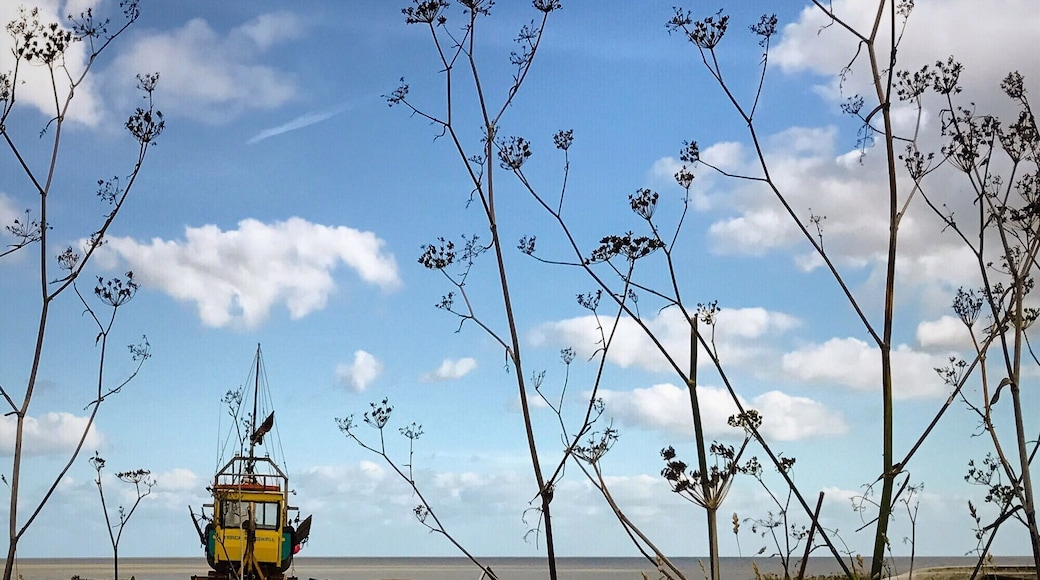 Fishing boat on Aldeburgh beach