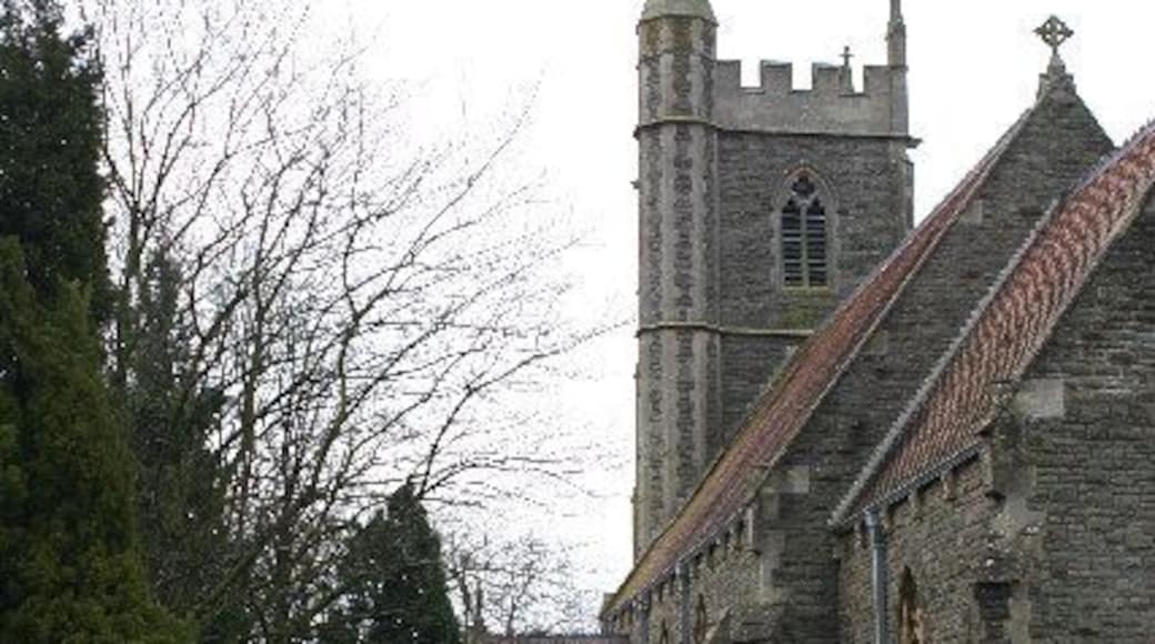 Alveston church. St Helens. Looking SW from position
