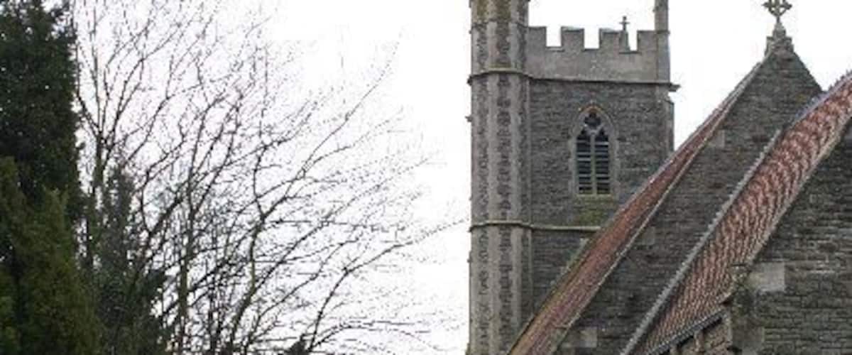 Alveston church. St Helens. Looking SW from position