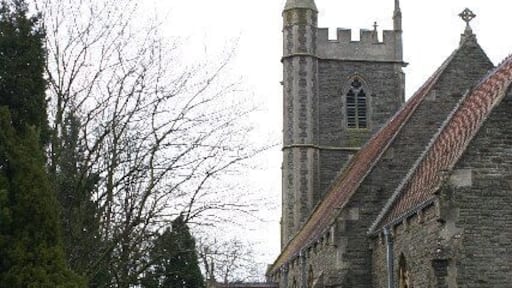Alveston church. St Helens. Looking SW from position