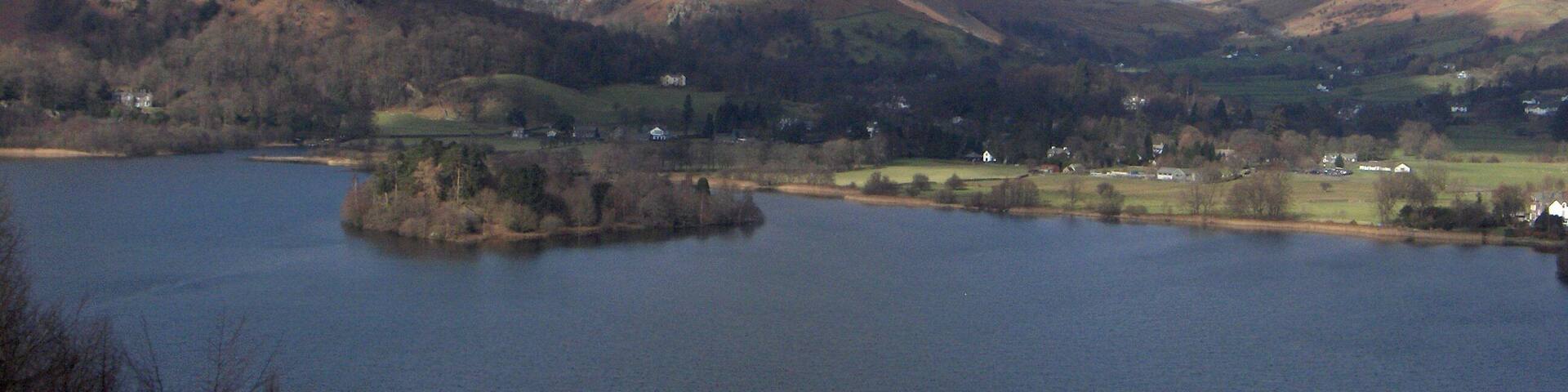 Grasmere and Dunmail Raise from Loughrigg Fell