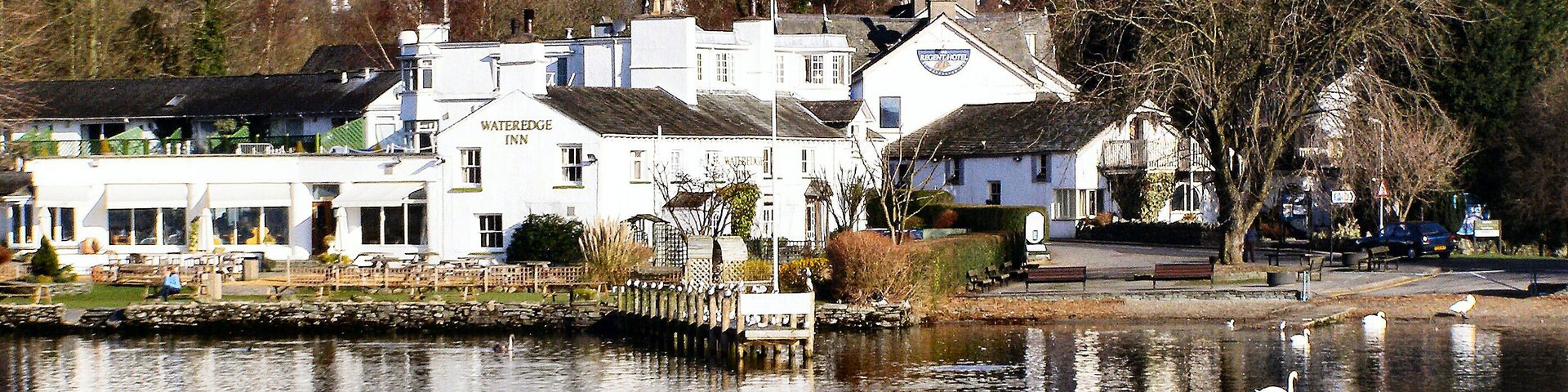 Waterhead Taken from the Windermere ferry, shortly after leaving Ambleside pier.