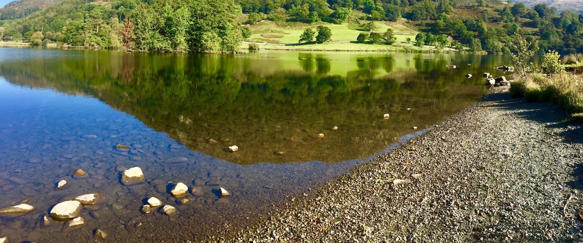 Across the lake to Heron Pike.