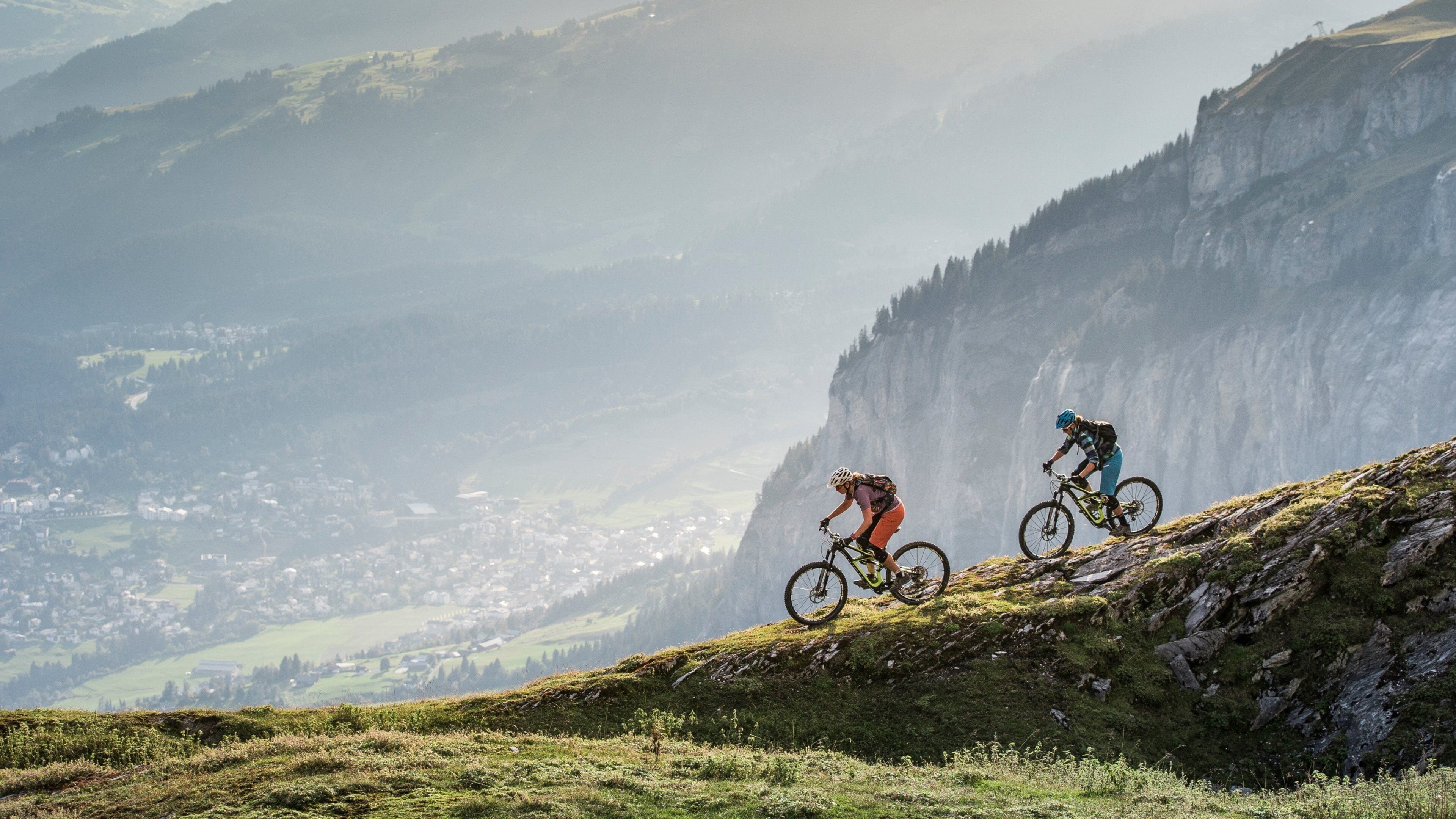 Flims featuring landscape views, mountain biking and tranquil scenes