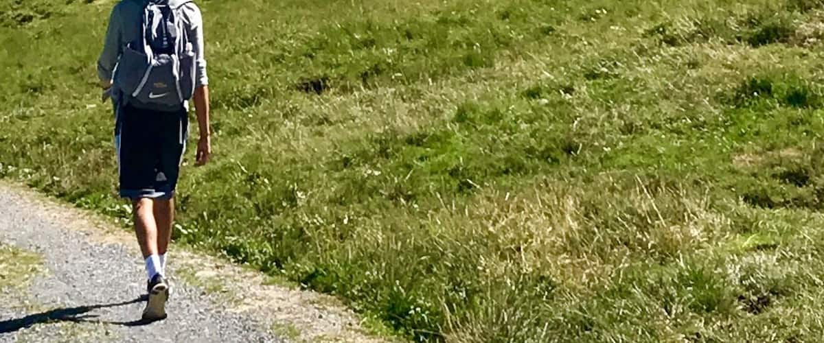 The lone hiker