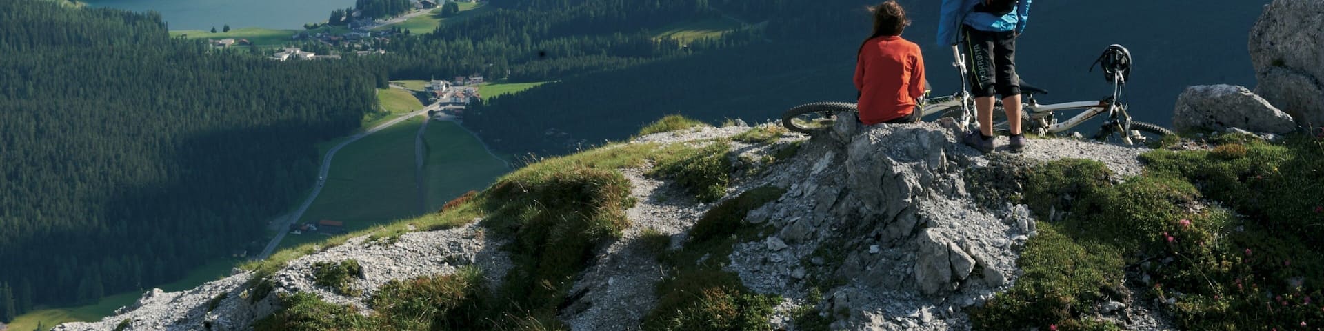 Klosters-Serneus featuring mountains, landscape views and tranquil scenes