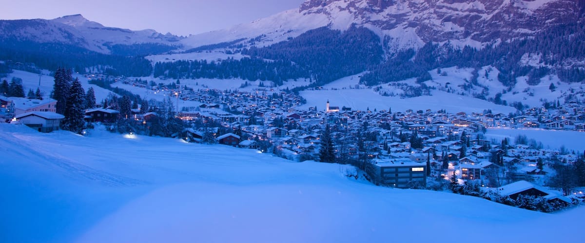 Flims showing snow, landscape views and tranquil scenes