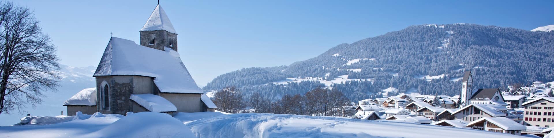 Flims showing tranquil scenes, landscape views and snow