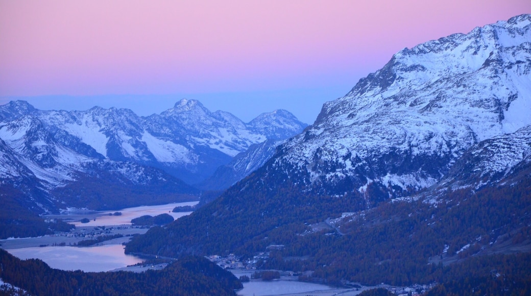 Waking up in the Swiss mountains looking down to St. Moritz !
#WinterWondersPhotoSweepstakes