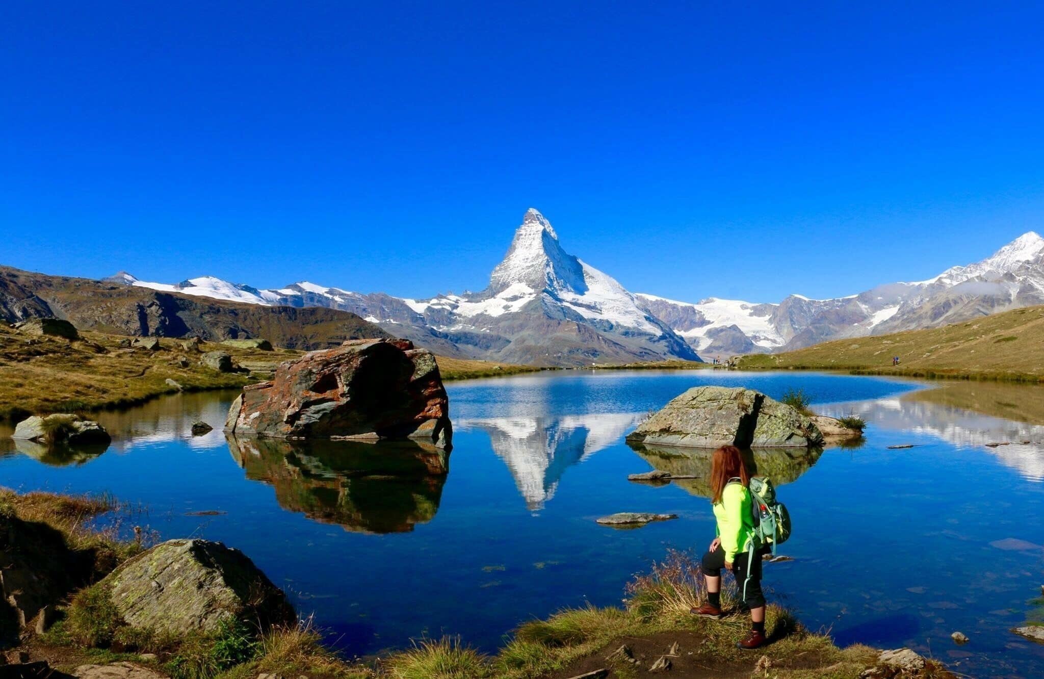The Matterhorn, in all her glory. A perfect day to hike. 