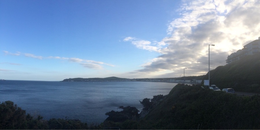 Beautiful day in Isle of Man. One week before the TT!