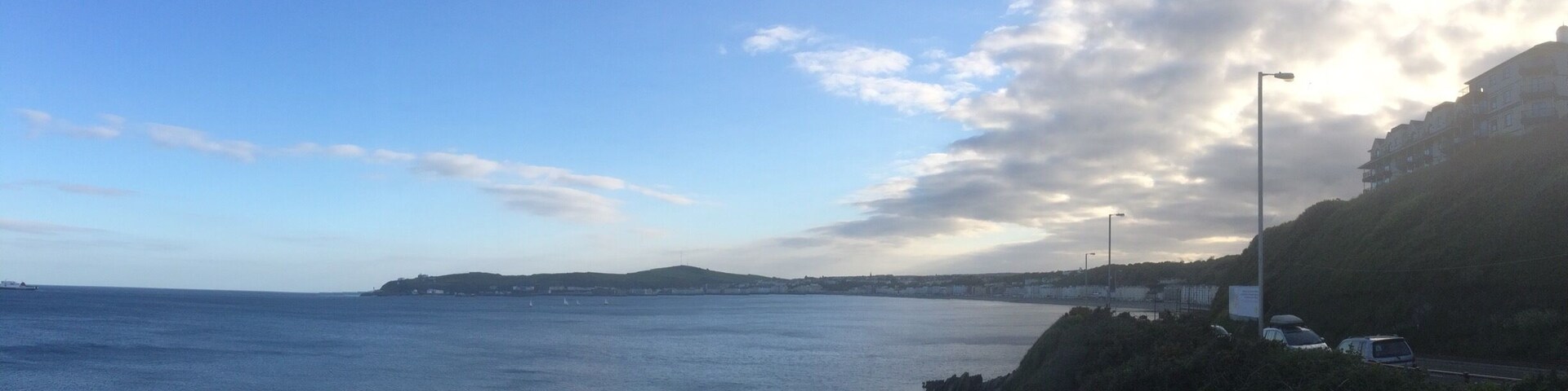 Beautiful day in Isle of Man. One week before the TT!