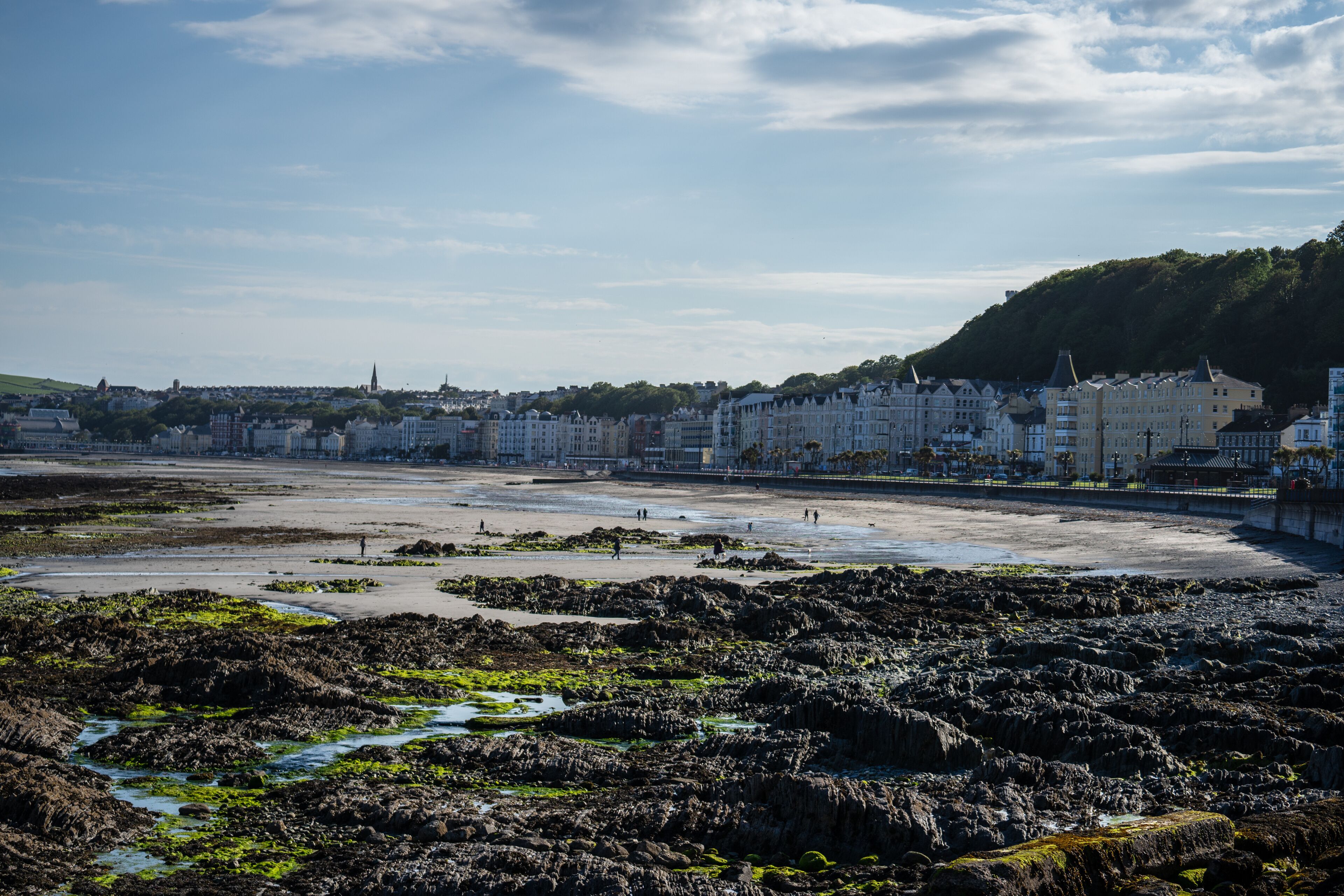 Douglas Bay at low tide , Isle of Man
