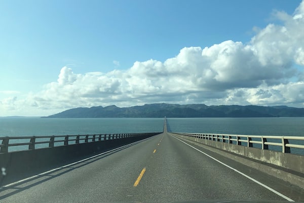 Wow what a bridge!! Such a beautiful little town! # bridge