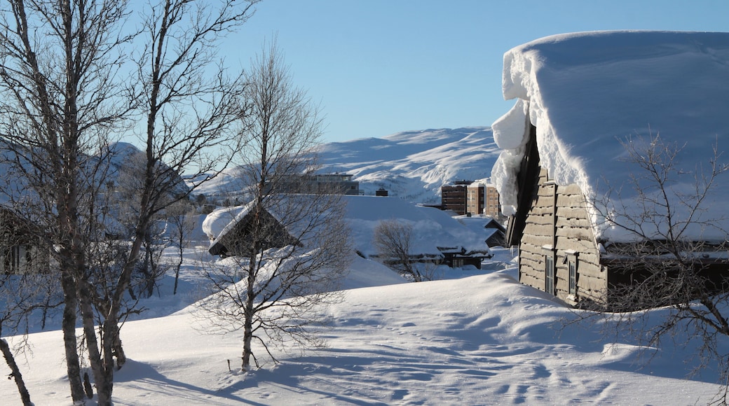 Hovden im Winter, Norwegisches Wintersportgebiet