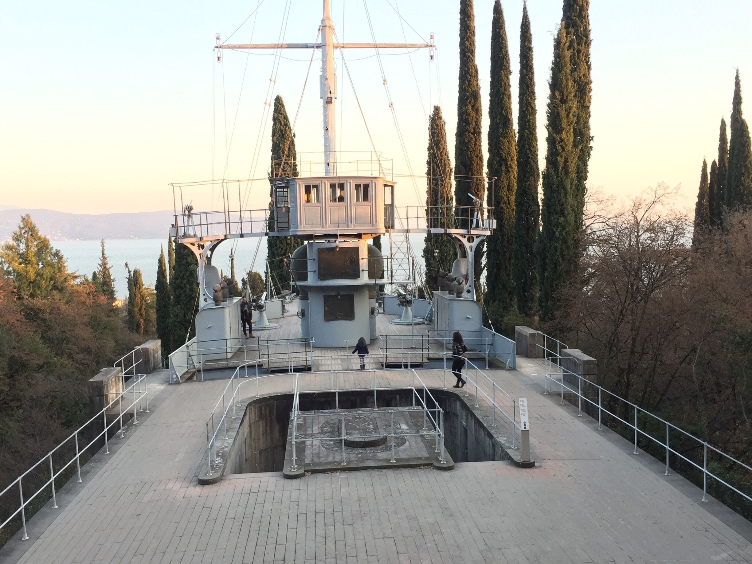 Inside the monumental last residence of the great Italian poet G.D'A. RIP.