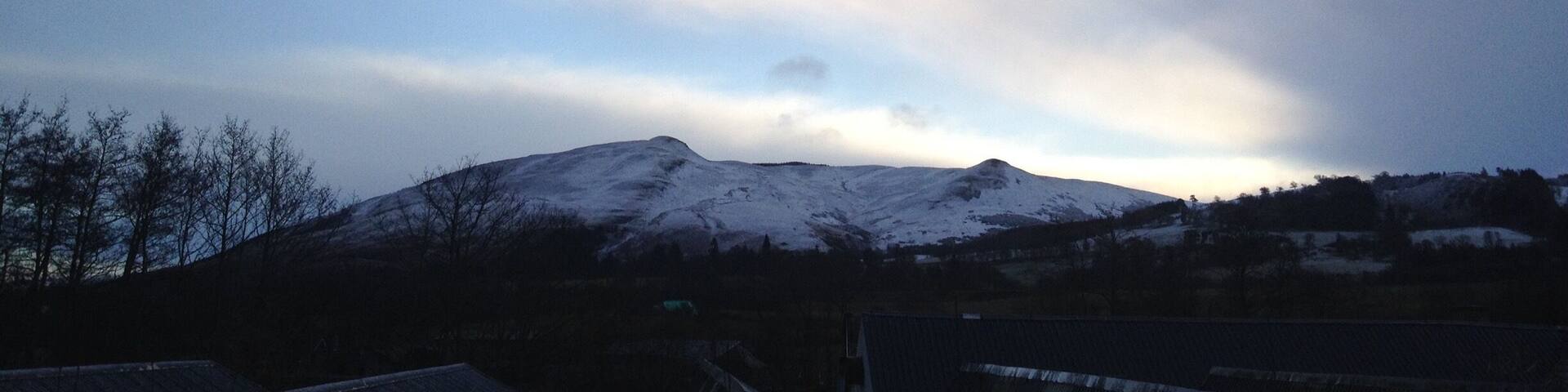 The view from Glenruthven mill