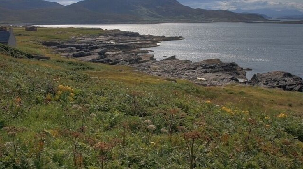 Loch an Alltain Duibh Taken from the road junction to Reiff.