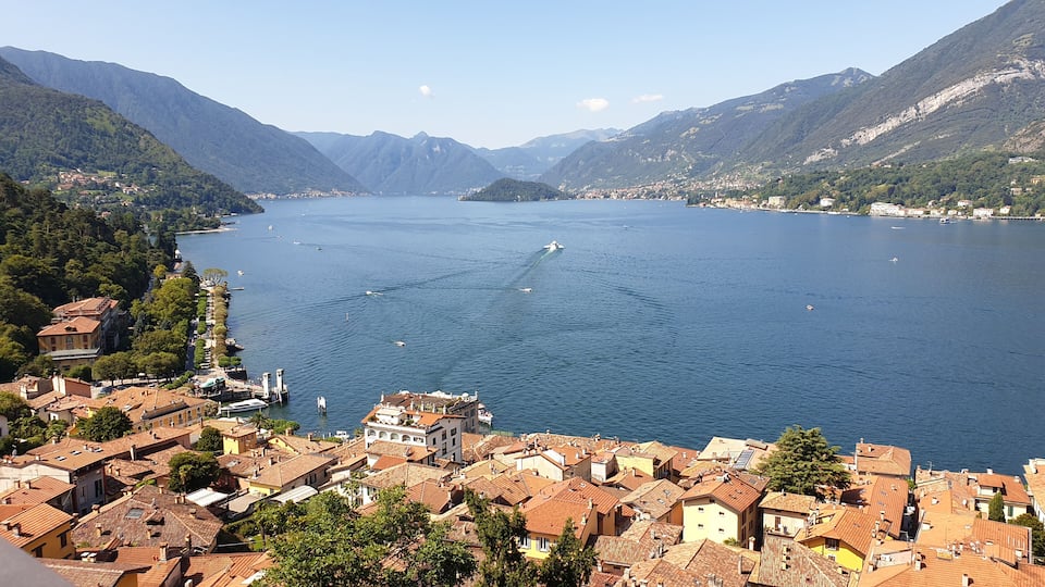 View from the top spot in Bellagio .