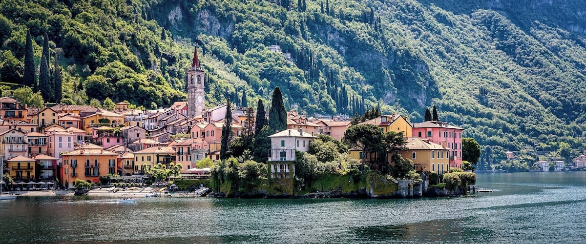 Varenna is a village on Lake Como. This image was taken from the ferry on our way to visit this beautiful village.