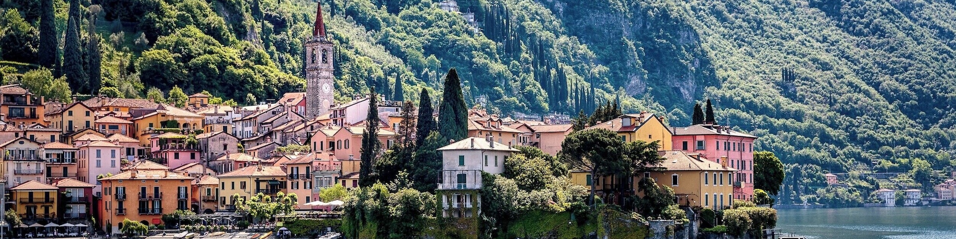 Varenna is a village on Lake Como. This image was taken from the ferry on our way to visit this beautiful village.