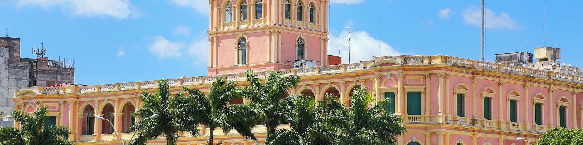 Presidential Palace in Asuncion, Paraguay. It serves as a workplace for the President and the government of Paraguay.