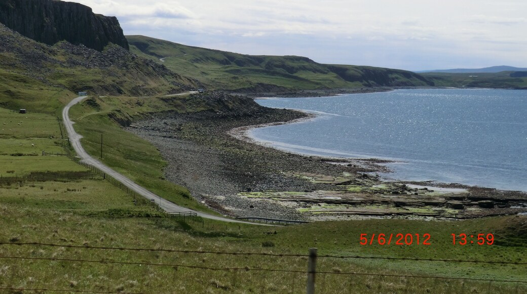 Road past Loch Cleat on the Isle of Skye