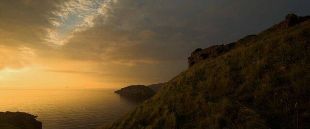 Sunset over Duntulm, Trotternish, Isle Of Skye