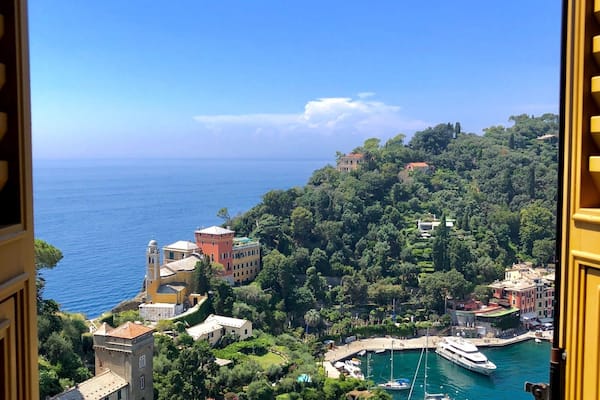 Looking out of the window of Castello Brown, Portofino, Italy
#AboveItAll