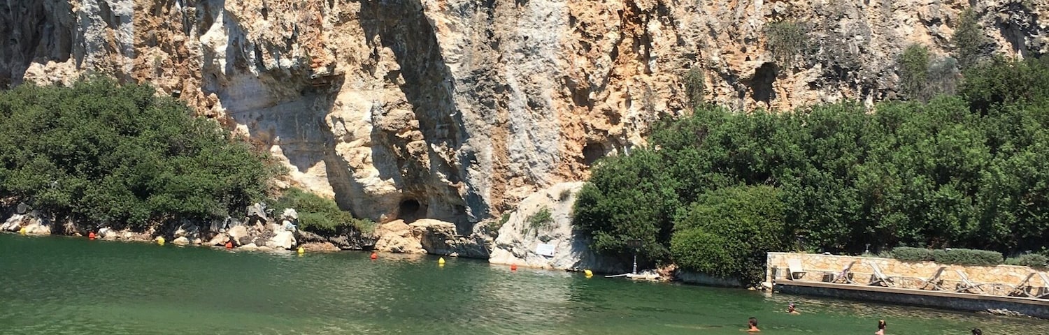 Beautiful lake right opposite Vouliagmeni beach. Perfect for people who like quieter places.