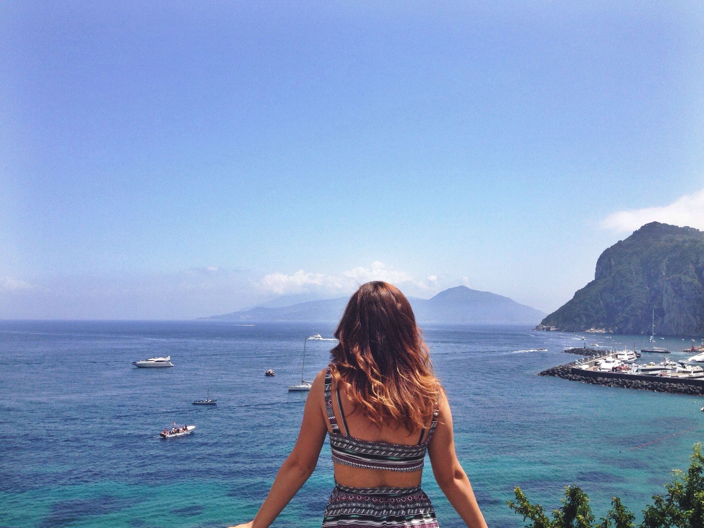 Stunning little island of Capri in Italy. #island #beach #italy