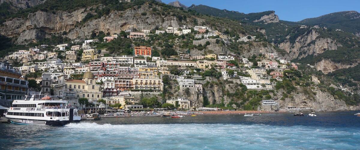 Approaching gorgeous Positano by boat
#Positano #sea #Italy