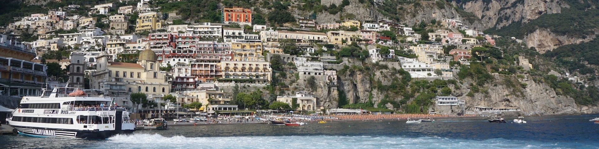 Approaching gorgeous Positano by boat
#Positano #sea #Italy