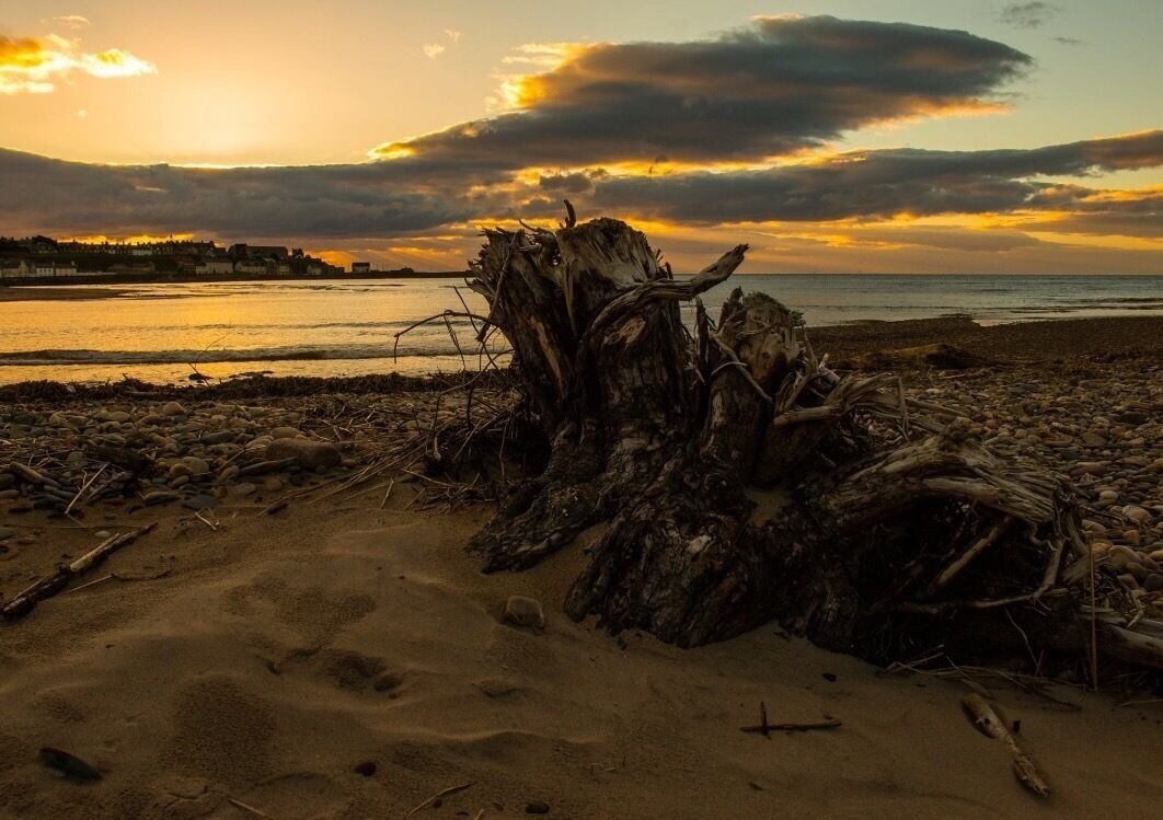 Sunset over Banff Bay looking over from Macduff