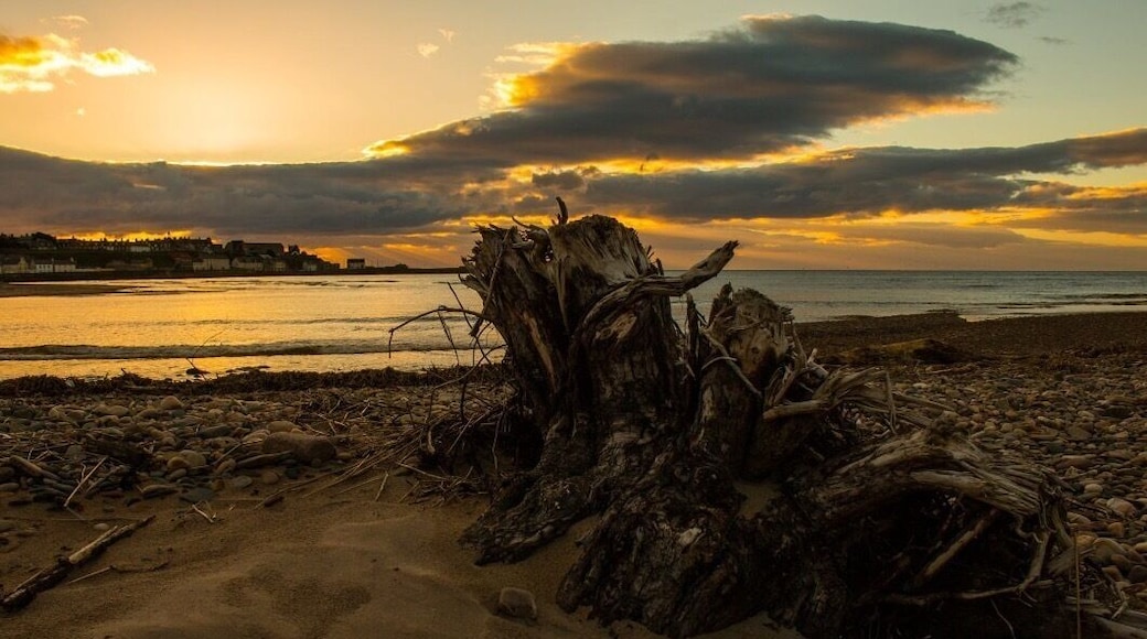 Sunset over Banff Bay looking over from Macduff