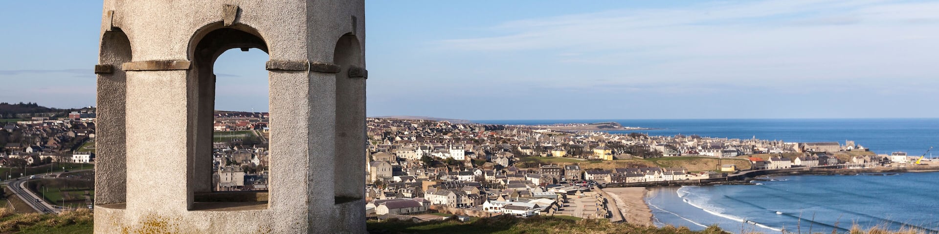 DH56R3 Doune Hill Temple at Banff in Aberdeenshire,Scotland