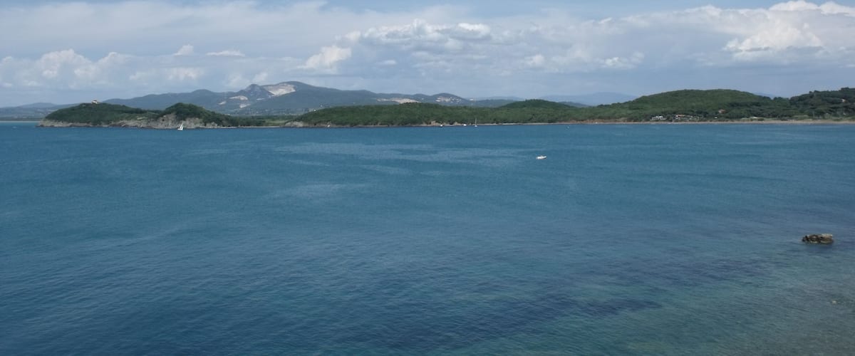 The Gulf of Baratti (Golfo di Baratti), Piombino, Maremma, Province of Livorno, Tuscany, Italy