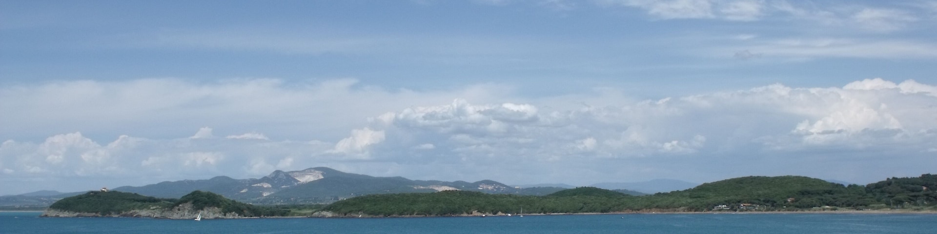 The Gulf of Baratti (Golfo di Baratti), Piombino, Maremma, Province of Livorno, Tuscany, Italy