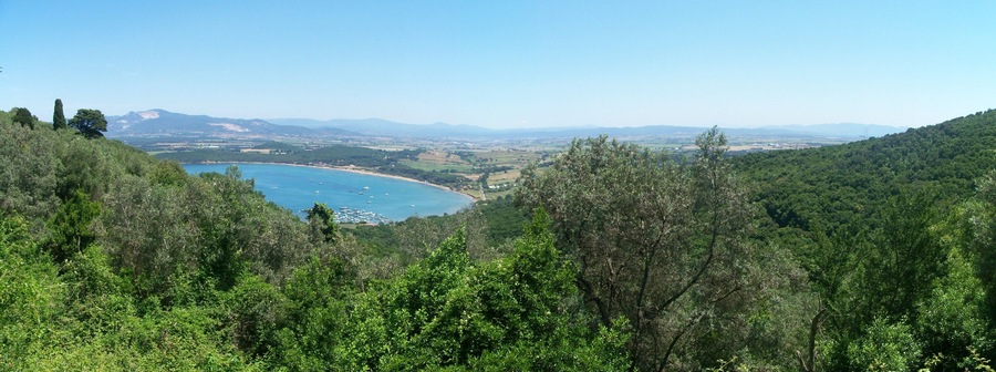 Panorama golfo di Baratti.