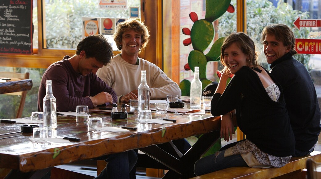 France which includes interior views as well as a small group of people