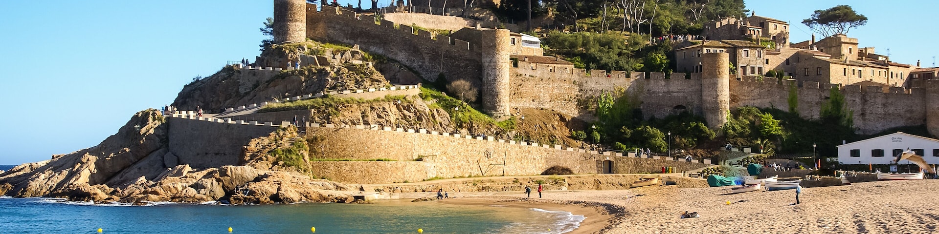 Castle at Tossa de Mar, Catalonia, Spain; Shutterstock ID 235905526