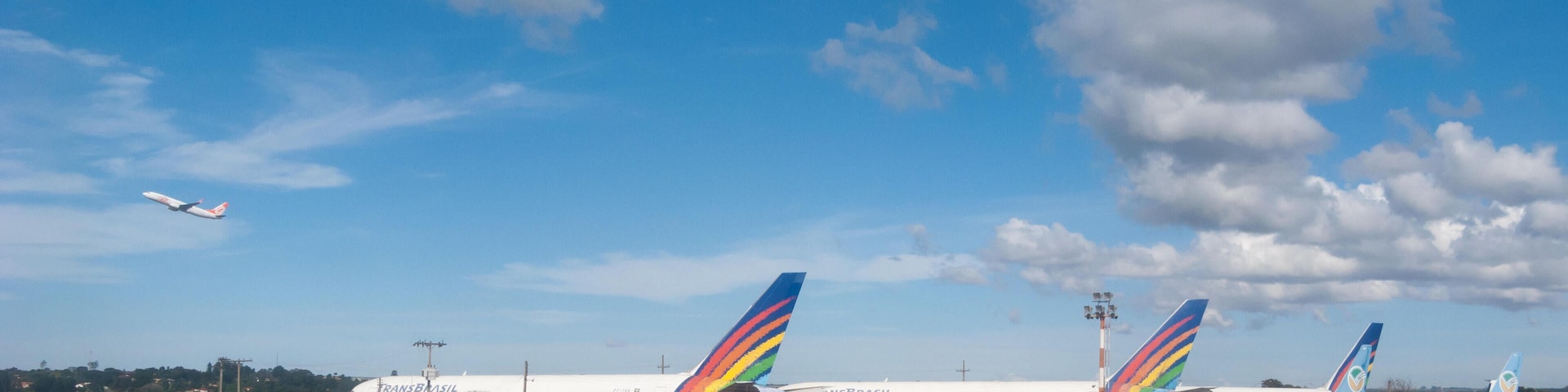 Brasilia, Brazil - January 22 2008: BSB Brasilia International Airport President Juscelino Kubitschek. Abandoned aircrafts.