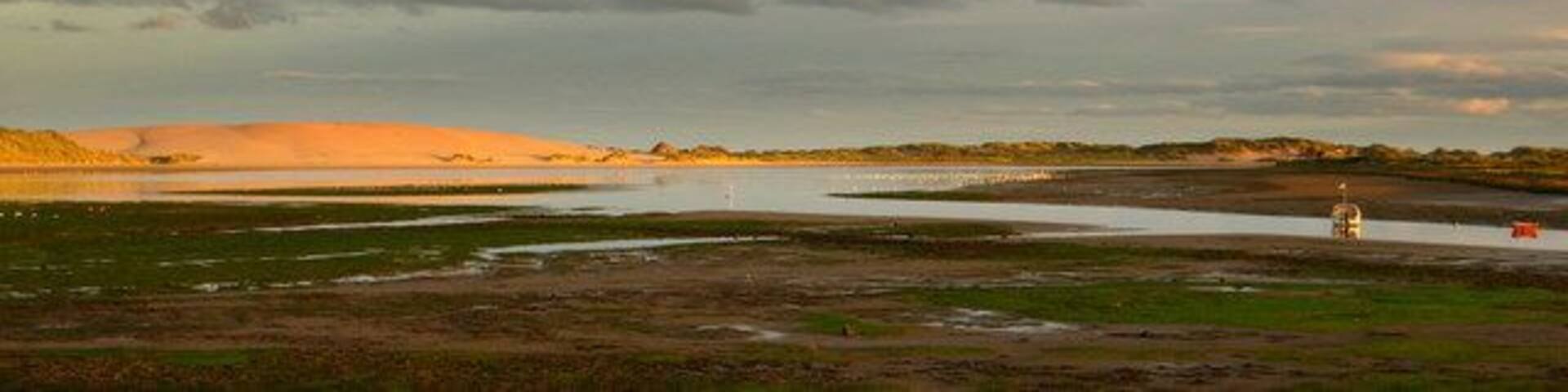 Dusk at low water on the Ythan estuary.