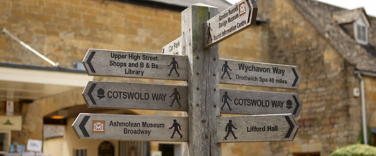 Broadway que incluye señalización