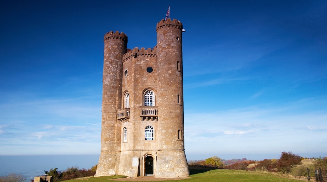 Shot viewing broadway tower in the Cotswolds