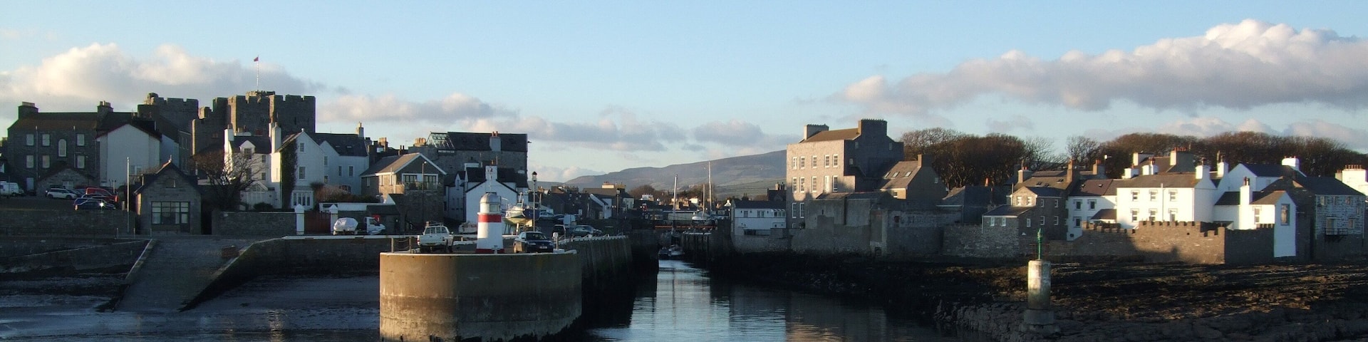 Entrance to Castletown Harbour