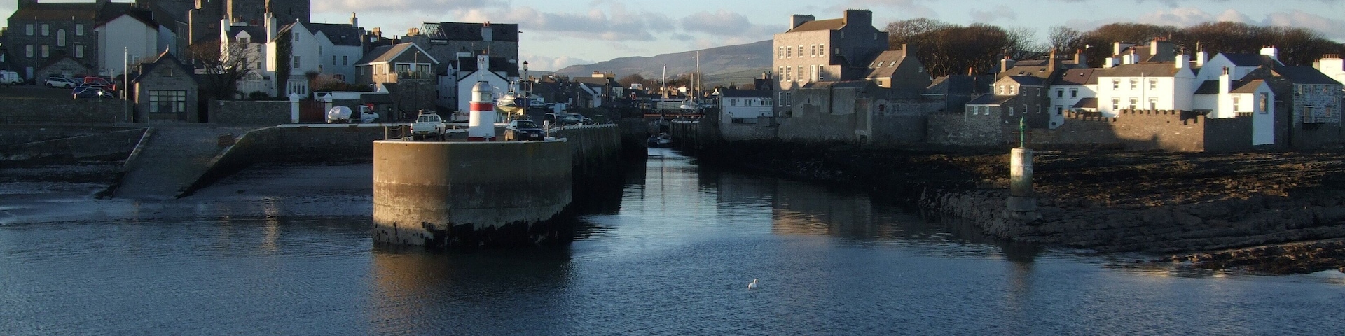Entrance to Castletown Harbour